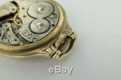 C1948 Hamilton Railway Special 992b 21j 10k Gold Filled Pocket Watch Working
