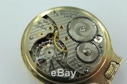 C1949 Hamilton Railway Special 992b 21j 10k Gold Filled Pocket Watch Working