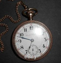 Circa 1903 Hamilton 940 Railroad Grade Pocket Watch 21J 18S Serial 254803 RUNS