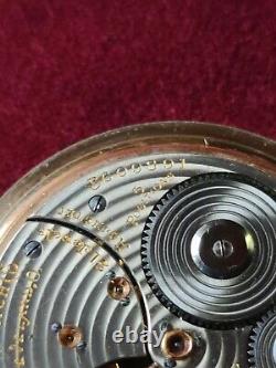 Circa 1924 Ball Hamilton 999P Railroad Grade Pocket Watch 16s