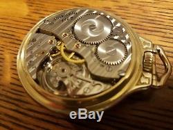 Circa 1944 Hamilton 992B 21 jewel Bar Over Crown Pocket Watch