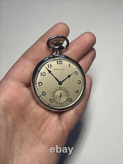 Collectible HAMILTON Cal 917 17J USA Men's Pocketwatch