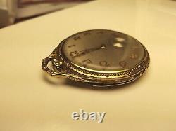 Early 1928 Hamilton Masterpiece 18K Solid Yellow Gold 23 Jewels Pocket Watch