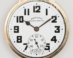 Early Hamilton Railway Special 992B 16s 21j Pocket Watch in Hamilton G. F. Case