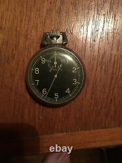 Elgin 15 Jewel Pocket Stopwatch Type A-8. Also Have Hamilton Watch Co. Military