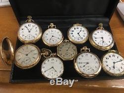 Elgin, Hamilton, Howard, South Bend, Illinois, Dueber, Pocket watches