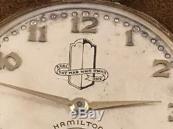 Excellent 1936 Hamilton 17J GF Pocket Watch PACKARD ASK THE MAN WHO OWNS ONE