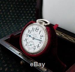 Exquisite Hamilton 992 Railroad Pocket Watch withExceedingly Rare Dial SERVICED