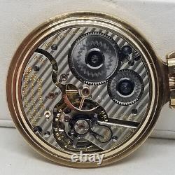 FAPW122-1921 G. F. Hamilton Pocket Watch, R. R. Gr. 992, Size 16s, 21 J, Works