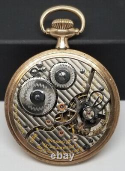 FAPW382 1920 G. F. Hamilton Pocket Watch, Grade 992, Size 16s, 21 Jewels, Works