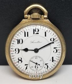 FAPW41 1951 Hamilton R/R Grade Pocket Watch, Grade 992B, Size 16s, 21 J, Works