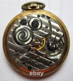 Fine Antique 10 K. Gold Filled Hamilton Pocket Watch, Estate Sale