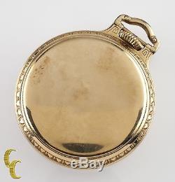 Gold Filled Hamilton Railway Special Gr 992B Open Face Pocket Watch 21 Jewel
