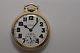 Gorgeous Hamilton 992-b Railroad Pocket Watch, Rare Porcelain Fat Boy Dial