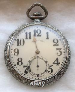 Gorgeous Hamilton 992 Pocket Watch 21 Jewels Working