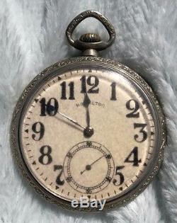 Gorgeous Hamilton 992 Pocket Watch 21 Jewels Working