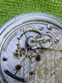 Gorgeous Hamilton Grade 940 18s 21j Mod 1 Railroad Gr Pocket Watch Serial 417781