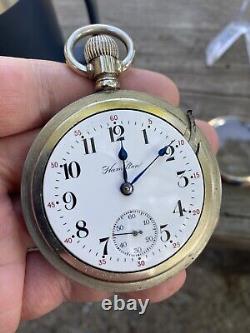 Gorgeous Hamilton Grade 940 18s 21j Mod 1 Railroad Gr Pocket Watch Serial 417781