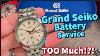 Grand Seiko Service How Much Does A Battery Change Cost Pay Too Much Cost Of Quartz Watch