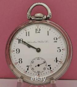 HAMILTON 18 Size 21Jewel 940 POCKET WATCH Fully Serviced June PERFECT TIME