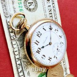 HAMILTON 1910s pocket watch Antique 21 Jewels hand winding Goldfield 49mm