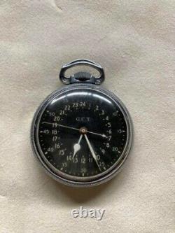 HAMILTON 1940s Manual Winding 4492B 22Jewels Military Pocket Watch from JP