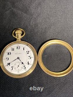 HAMILTON 21J Railroad 992 Pocket Watch 16s Lever Set 1914 Vtg Works