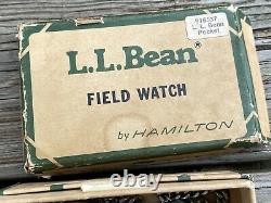 HAMILTON 916580 MECHANICAL POCKET WATCH LL BEAN in original box