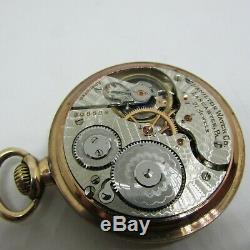 HAMILTON 990 16s 21 Jewel RR Pocket Watch 1903 Gold Filled Case RUNS