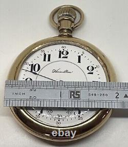 HAMILTON 992 POCKET WATCH 1913 21 Jewels 16s 5 Positions Runs