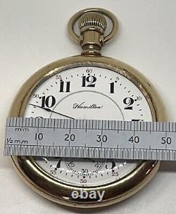 HAMILTON 992 POCKET WATCH 1913 21 Jewels 16s 5 Positions Runs