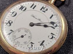 HAMILTON 992 Pocket Watch 21J GF 1913 I-8449