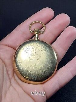 HAMILTON 992 Pocket Watch 21J GF 1913 I-8449