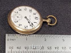 HAMILTON 992 Pocket Watch 21J GF 1913 I-8449