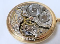 HAMILTON 992 Pocket Watch 21J GF 1913 I-8449