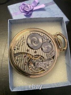 HAMILTON 992B Minty Pocket Watch 21 Jewels 10K Gold Filled RAILWAY 1946