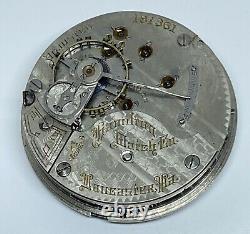 HAMILTON POCKET WATCH MOVEMENT Lancaster PA USA 1903 18s 21 Jewels Runs