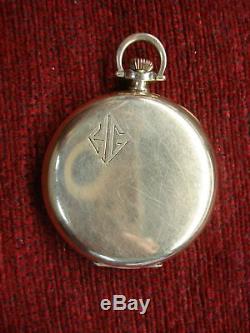 HAMILTON VINTAGE OPEN FACE POCKET WATCH With 19J MVMT & ORIG. BOX -GREAT CONDITION