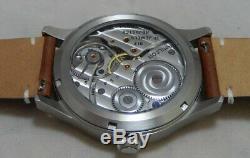 Hamilton 10s 1947 Pocket Watch Marriage Conversion 44mm cal 917 SS Wrist Watch