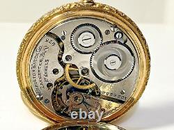 Hamilton 14K Solid Gold Pocket Watch 99.4 Grams Tri Color Gold 17 Jewels Buck ML