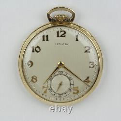 Hamilton 14k Yellow Gold Men's Pocket Watch RCA His Master's Voice