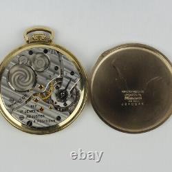 Hamilton 14k Yellow Gold Men's Pocket Watch RCA His Master's Voice