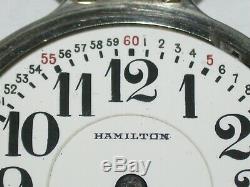 Hamilton 16 Size 23 Jewel Model 950 Railroad Pocket Watch. 101R