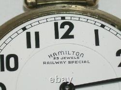 Hamilton 16 Size 23 Jewel Model 950B open face railroad Pocket Watch. 150F