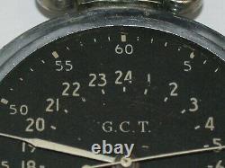 Hamilton 16 Size Model 4992B Military Hack Set Pocket Watch. 94C