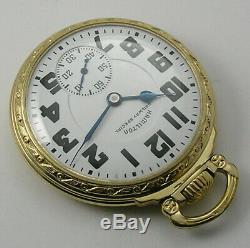 Hamilton 16 size Pocket Watch Grade 992B made 1940