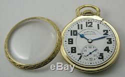 Hamilton 16 size Pocket Watch Grade 992B made 1940
