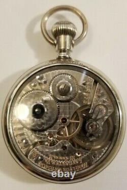 Hamilton 16S. 21 jewel adj grade 990 Blindmans dial (1915) Hamilton display case