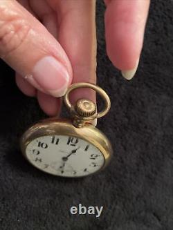 Hamilton 16s 17 Jewel Grade 974 10k Gold Filled Railroad Pocket Watch