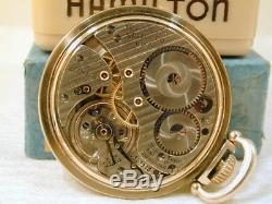 Hamilton 16s 21J Railway Special & Original Box 992B RR Pocket Watch